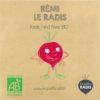 Mini kit de graines de radis bio