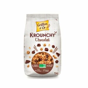 Muesli Krounchy chocolat - 5 Kg - bio (Grillon d'Or)