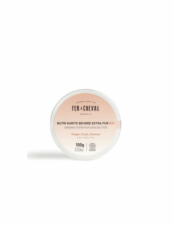 Beurre de karité - Nutri Karité Beurre Extra Pur Bio 100g - Fer à Cheval